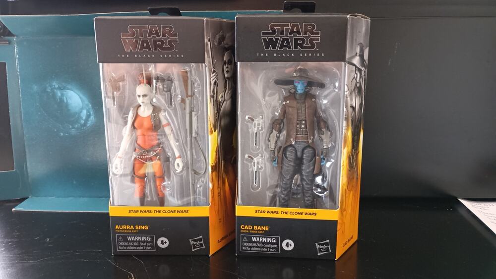 StarWars Black Series The Bounty Hunters 2 pk NIB Cad Bane & Aurra Sing